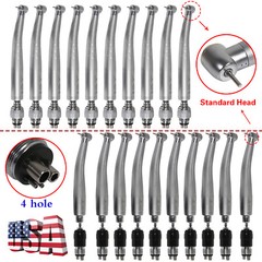 1-10*NSK/KAV Style Dental High Speed Turbine Handpiece Swivel Coupler 4 Holes