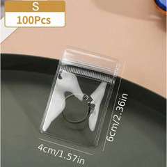 Transparent Jewelry Zipper Bags Rustproof Self-Sealing Waterproof Plastic Pouch