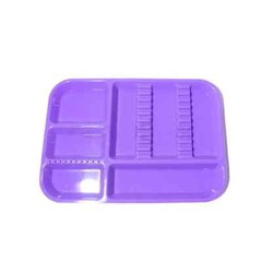 Dental Autoclavable Instrument 135°C Divided Plastic Set Up Trays Optional Type