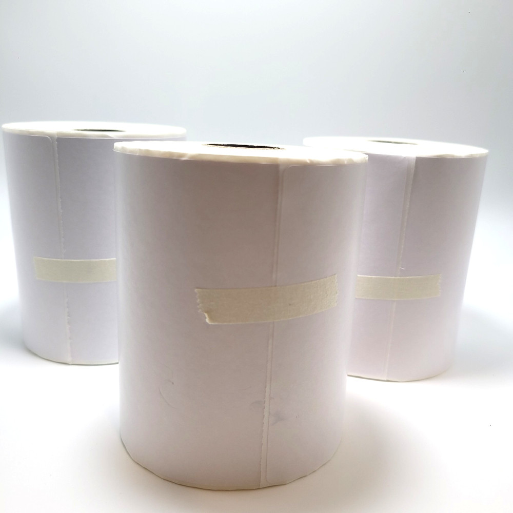 Lot of 3 Rolls 4″x6″ Thermal Shipping Labels – Brand Unknown – Untested / As-Is