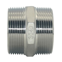 2-1/2″ in Pipe Fitting Hex Nipple NPT 304 Stainless Steel Male to Male connector
