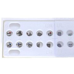 1 Pack Dental Orthodontic Bracket Standard MBT 0.022″ 345 Hooks Sandblasted