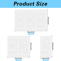 30 Pcs Electrical Outlet Insulation Pads and Foam Gaskets