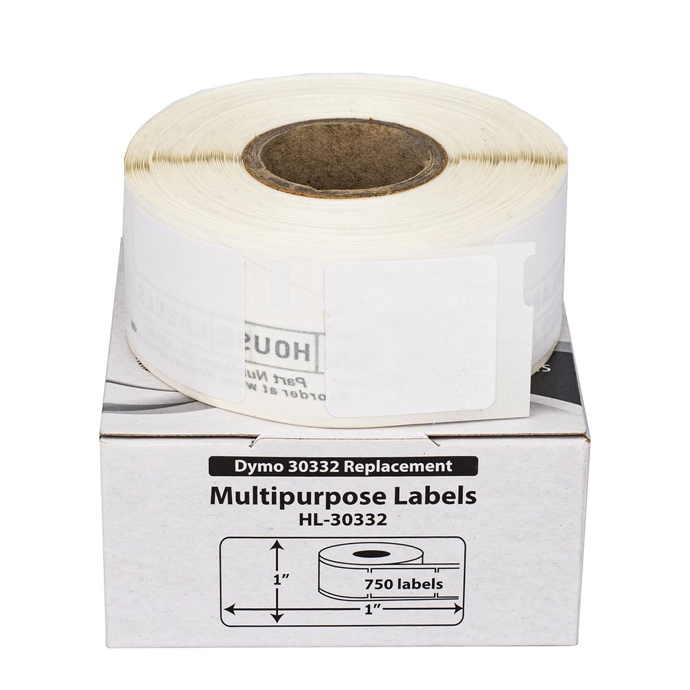 DYMO 30332 1×1 Direct Thermal Multipurpose Labels (1″ x 1″) – (1) Roll of 750