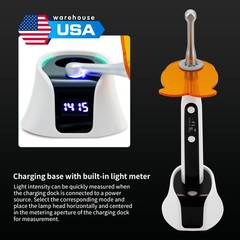 Dental 1:1 Contra Angle LED Fiber Optic Handpiece NSK Style USA