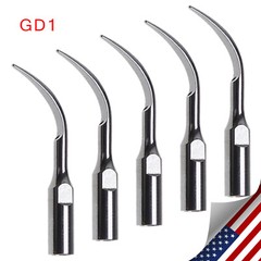 5*Dental Ultrasonic Scaler Tips Fit EMS Woodpecker DTE Handpiece/ Wrench Key ns