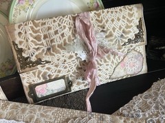 Love Letter Junk Journal Pouch Lot Of 7 Handmade Shabby Chic