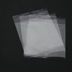 Clear Cellophane Cello Bags Plastic OPP Card Display Self Adhesive Peel Seal
