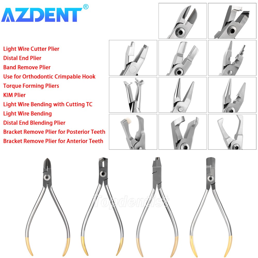 Dental Forceps Orthodontic Wire Distal End Cutter Plier Brackets Remover Plier