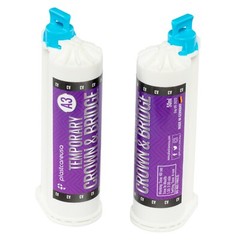 Temporary Crown Bridge Material + 10 Mixing Tips 10:1 All Shades Temp C&B 76g