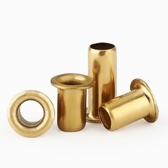 100 x Brass Hollow Tubular Rivets Eyelet M0.9/1.3/1.5/1.7/2/2.3/2.5/3/4/5/6 DIY
