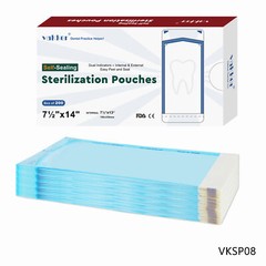 200PC 7.5″ x 14″ Self Sealing Sterilization Pouches Autoclave, Sterilizer Bag