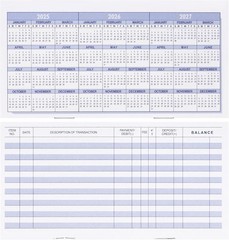 20 Pack Checkbook Register Blank Transaction Ledger For Personal Business Bank