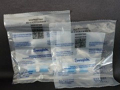 2 Pack – Swagelok SS-4-VCR-1-4 VCR Face Seal Fitting, 1/4 in. VCR x 1/4 in. MNPT