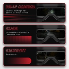 True Color Auto Darkening Welding Goggles Welder Glasses
