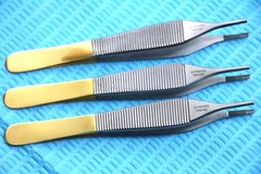 3 T/C GERMAN GRADE ADSON BROWN TISSUE FORCEP 4.75″ WITH TUNGSTEN CARBIDE INSERT
