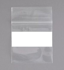 1000/PCS White Block 3″x4″ Clear Reclosable Seal Bag Plastic Zip Lock Bags 2Mil