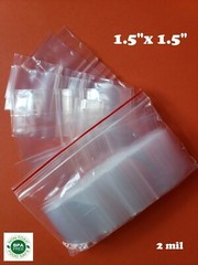 1.5″ x 1.5″ Clear Zip Seal Lock Top Plastic Bags 2Mil Jewelry Pill Small Mini
