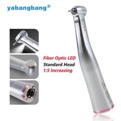 Dental 1:5 Increasing Handpiece Contra Angle LED Fit KAVO NSK Electric Motor CE