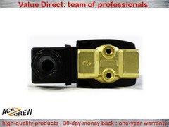 VITON 1/4 in 110V-120V AC Brass Solenoid Valve NPT Gas Water Air Normally Closed