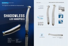 COXO High Speed Handpiece 4-Hole LED CX207 Dental Air Turbine Generator Spray