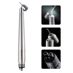 1-10* Dental LED E-generator 45 Degree Fiber Optic Turbine Handpiece 4 H ASK
