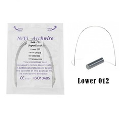 Dental Super Elastic Niti Arch Wire Round Ovoid Form Bracket Braces 10 packs