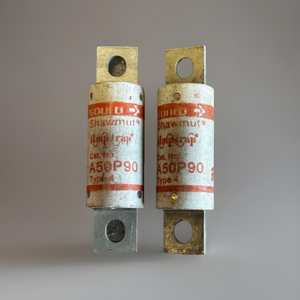 🔴(QTY 10) Gould Shawmut A50P90 Fast Acting Fuse 90A 500V Form 101 Type 4‼️