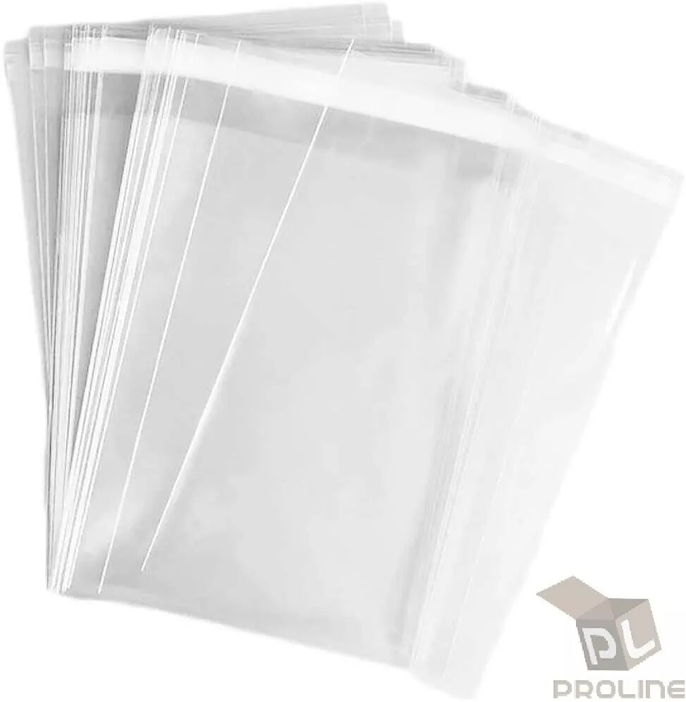 500 5×7 Clear Resealable 1.5 Mil Plastic OPP Self Adhesive Cello Cellophane Bags