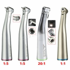 Dental 1:5/ 1:4.2/ 20:1/ 1:1 LED Fiber Optic Contra Angle fit NSK Electric uk