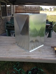 12 X 16 X 35 1/2 HVAC SUPPLY/RETURN AIR DUCTWORK PLENUM GALVANIZED 26 GAUGE