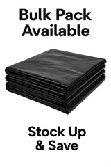 “1/6 Large Black T-Shirt Shopping Bags 21×6.5×11.5 Grocery Retail .51mil”