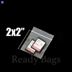 Small Clear Zip Lock 2×2″ 2×3″ Bags 2 Mil Reclosable Zipper Seal Jewelry Baggies