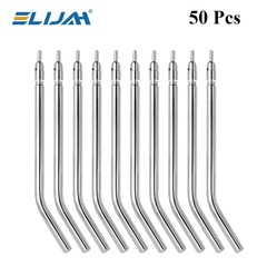 Dental 3 Way Air Water Spray Triple Syringe Handpiece / 50 Nozzles Tips Tubes US