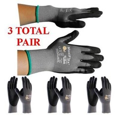 G-Tek MaxiFlex 34-874 PIP Seamless Knit Nylon Gloves – (3 Pairs) – Choose Size!