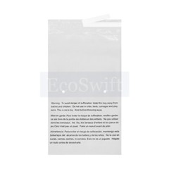 1-10000 7.5×10.5 EcoSwift Self Seal Suffocation Warning Clear Poly Bag Free Ship