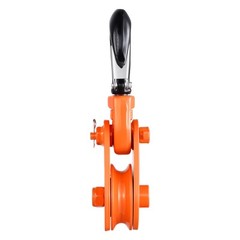 2 Ton Snatch Block with Swivel Hook 3″ Sheave 3/8″ Wire Rope Wrecker Rollback