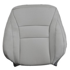 Gray Perforated Microfiber Leather Front Seat Covers Honda Accord Sedan 13-17