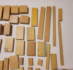Hydlar Z End Cuts Various Sizes 5 1/2 Pounds of Materials in Lot