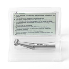 3 X Dental 1:1 Low Speed Handpiece Push Button Fit FG 1.6mm Burs Contra Angle US