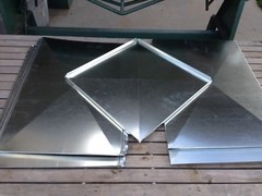 12 X 16 X 35 1/2 HVAC SUPPLY/RETURN AIR DUCTWORK PLENUM GALVANIZED 26 GAUGE
