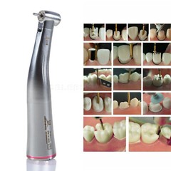 1-5x Dental 1:5 Increasing Contra Angle Optic LED Handpiece Fit Electric Motor