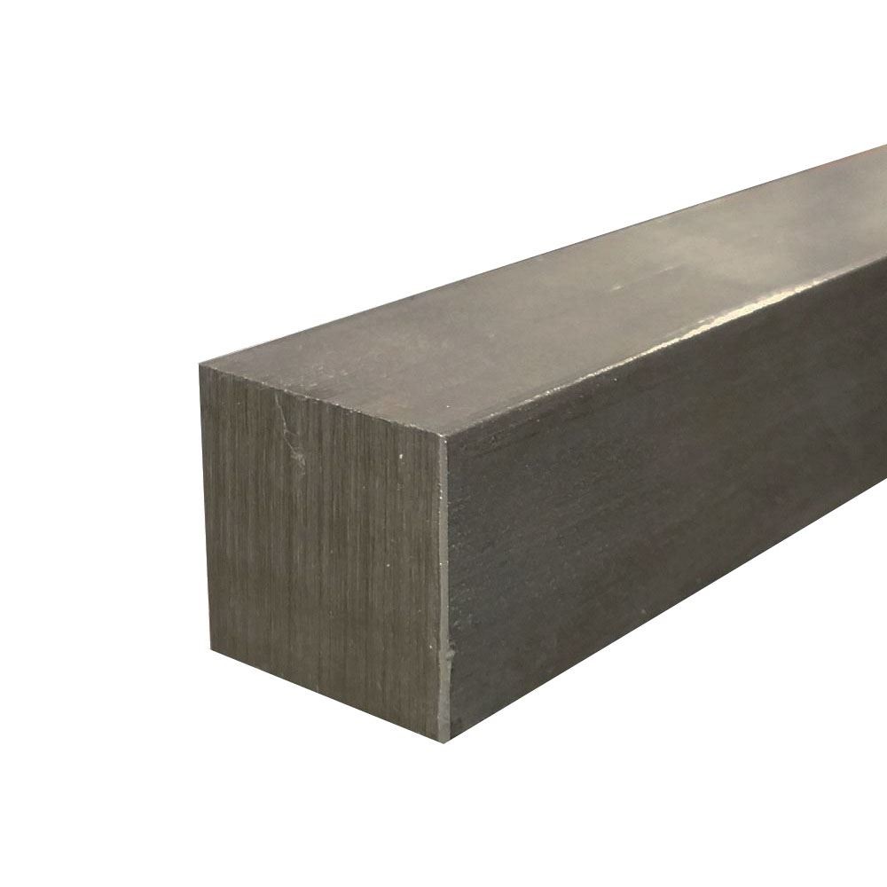 1/2″ x 1/2″ x 36″, 12L14 Steel Square Bar, Cold Finished