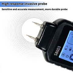 Digital LCD Wood Moisture Meter Detector Tester Wood Firewood Paper Cardboard。