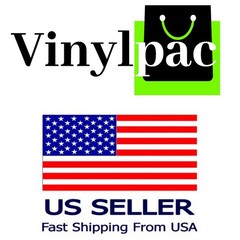 6-Pack Clear Vinyl Moving Storage Bags w Dual Zipper, Handles & ID Insert Pocket