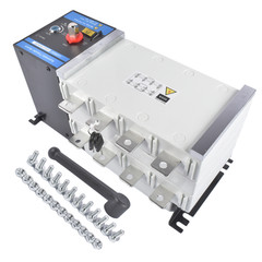 Replace Industrial Automatic Transfer Switch 4P 400A 110V or 220V Black White