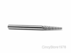 SL42D Taper SOLID Carbide Burr Bur Cutting Tool Die Grinder Bit 1/8″