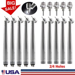 Dental 45° LED E-generator High Speed Surgical Handpiece 2/4Hole/ Cartridage