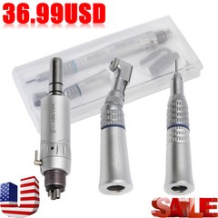 Dental Slow Low Speed Handpiece 4-Hole Contra Angle Straight E-type Motor SK-X3