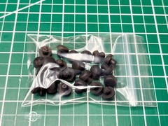 Rubber Push In Bumper Feet • 1/2″ OD, 7/32″ High, for 1/4″ Holes • Sold in Packs